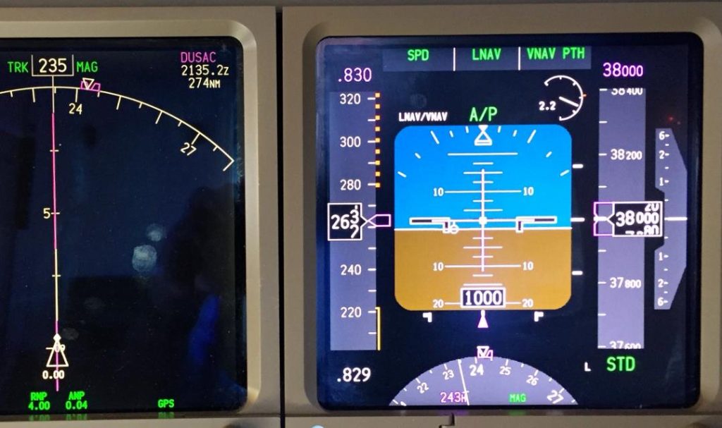 radio altimeter simulator display