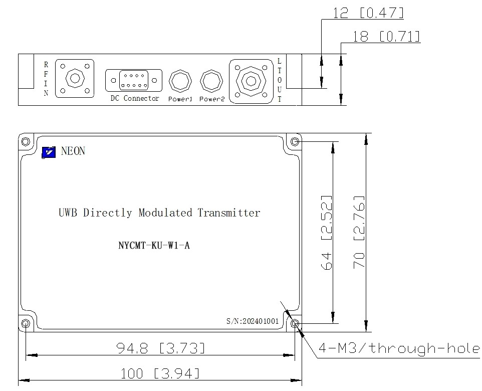 Figure 4 NYCMT Transmitter Dimension