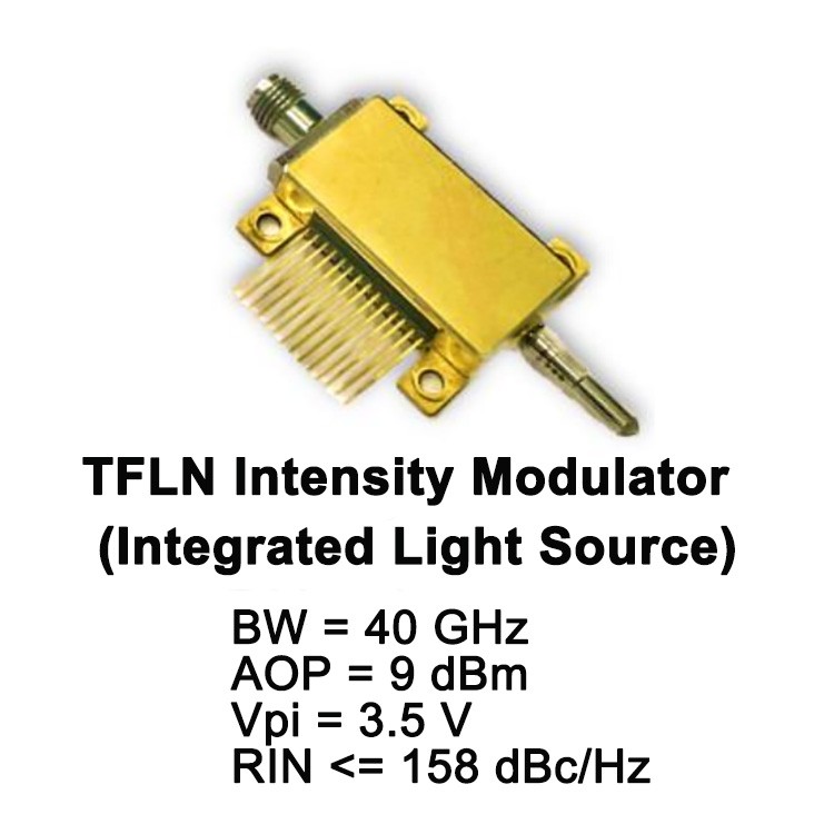 TFLN Intensity Modulator（Integrated Light Source）