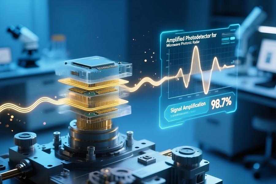 Amplified Photodetector for Microwave Photonic Radar 7 Amplified Photodetector for Microwave Photonic Radar