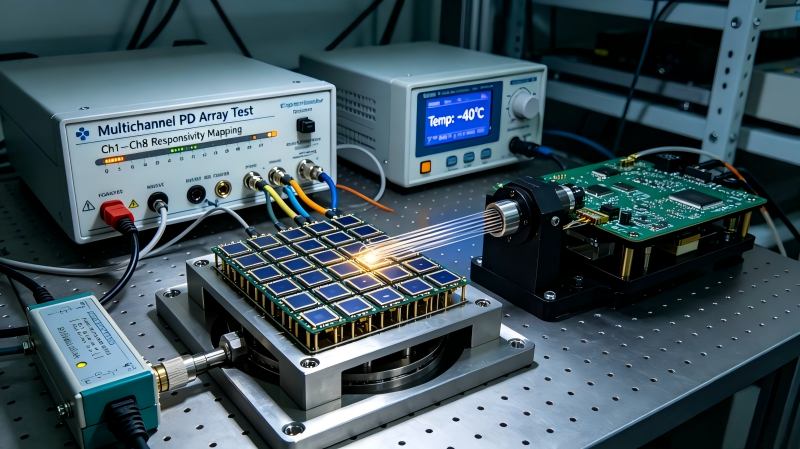 What Determines Photodetector Sensitivity? Factors That Affect Detection Performance 12 PD array test