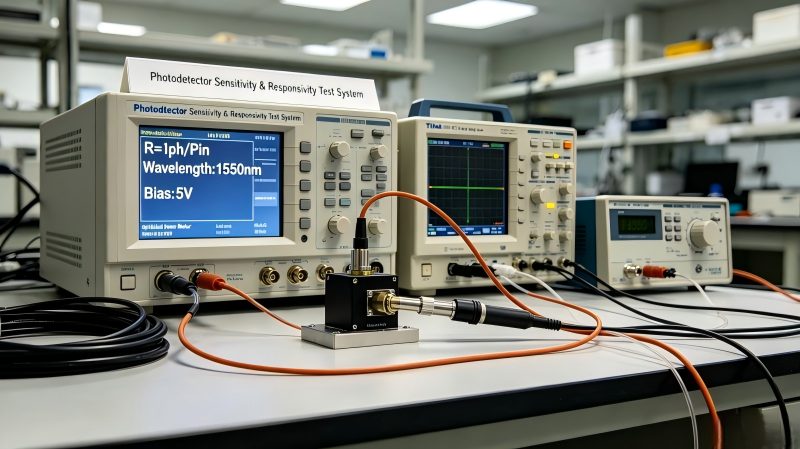 What Determines Photodetector Sensitivity? Factors That Affect Detection Performance 7 Photodetector core performance parameter test bench