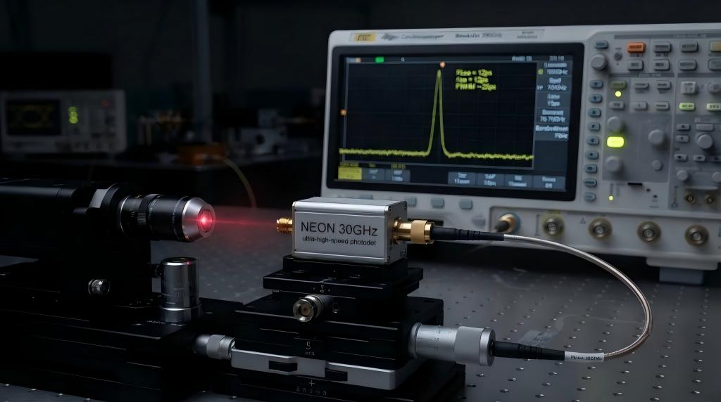How to Choose the Right Photodetector Bandwidth: 8 GHz, 12 GHz, 18 GHz, or 30 GHz 11 30GHz Photodetector for 100G-200G optical communication research