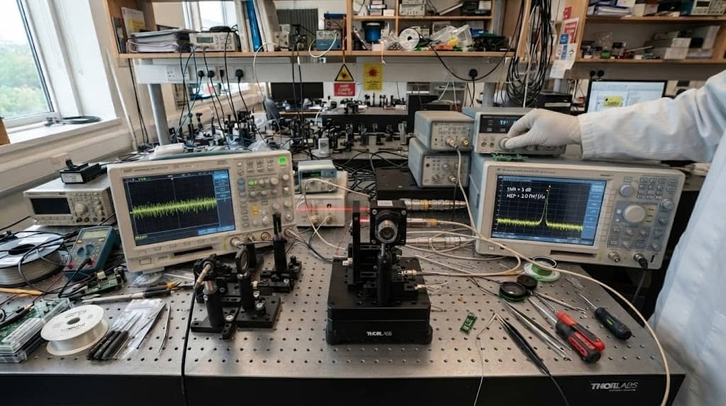 What Is Photodetector Noise? Shot Noise, Thermal Noise, Dark Current and TIA Noise Explained 12 snr nep measurement analysis