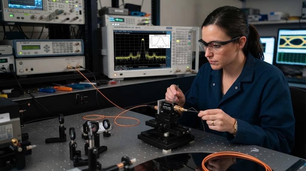 Photodetector Responsivity vs Sensitivity: What Is the Difference? 3 optical communication test bench